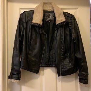 Faux Leather Jacket